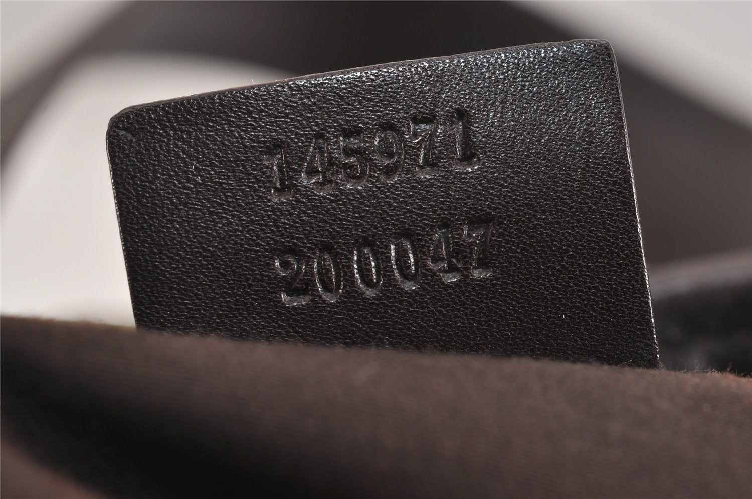 Authentic GUCCI Vintage Shoulder Tote Bag GG Canvas Leather 145971 Brown 4757J