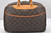 Authentic Louis Vuitton Monogram Deauville Hand Bag M47270 LV 4757K