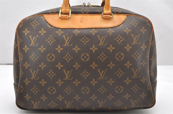 Authentic Louis Vuitton Monogram Deauville Hand Bag M47270 LV 4757K