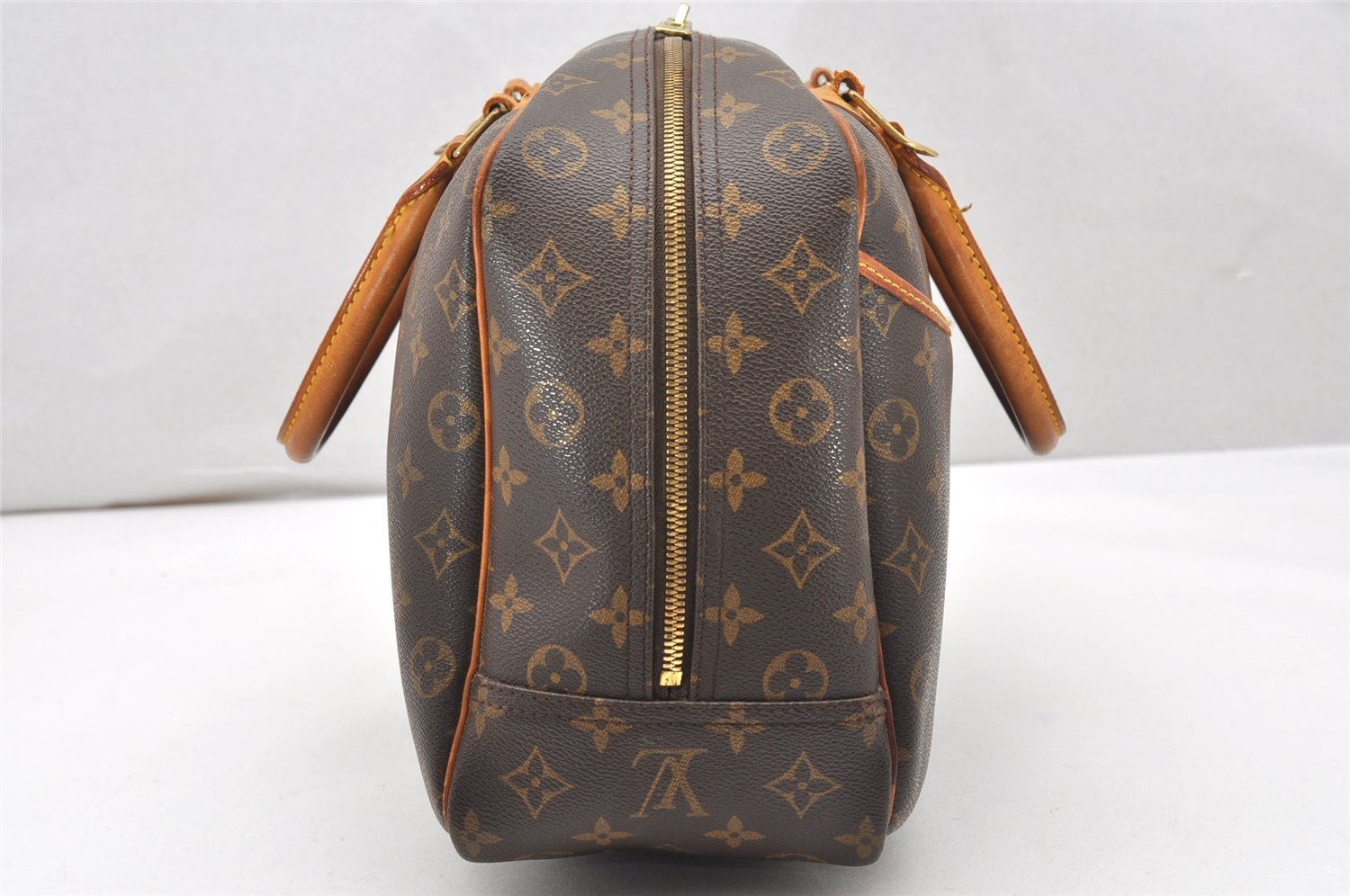 Authentic Louis Vuitton Monogram Deauville Hand Bag M47270 LV 4757K
