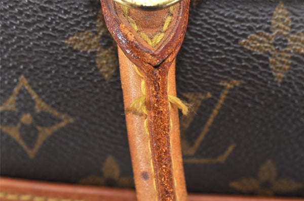 Authentic Louis Vuitton Monogram Deauville Hand Bag M47270 LV 4757K