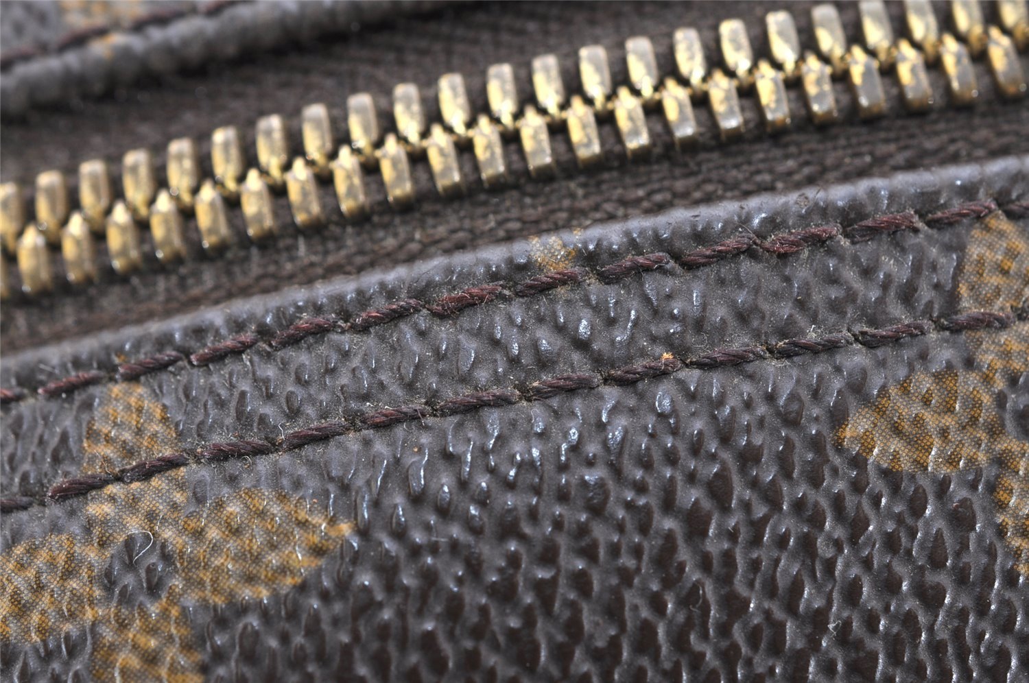 Authentic Louis Vuitton Monogram Deauville Hand Bag M47270 LV 4757K