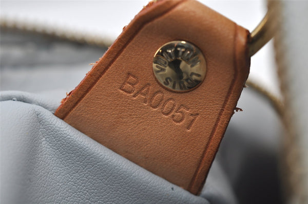 Auth Louis Vuitton Vernis Tompkins Square Hand Bag Light Green M91150 LV 4758I