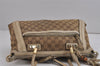 Authentic GUCCI Bamboo Bella 2Way Hand Bag GG Canvas Leather 282300 Brown 4758J