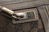 Authentic GUCCI Bamboo Bella 2Way Hand Bag GG Canvas Leather 282300 Brown 4758J