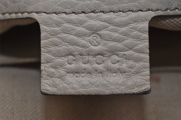 Authentic GUCCI Bamboo Bella 2Way Hand Bag GG Canvas Leather 282300 Brown 4758J