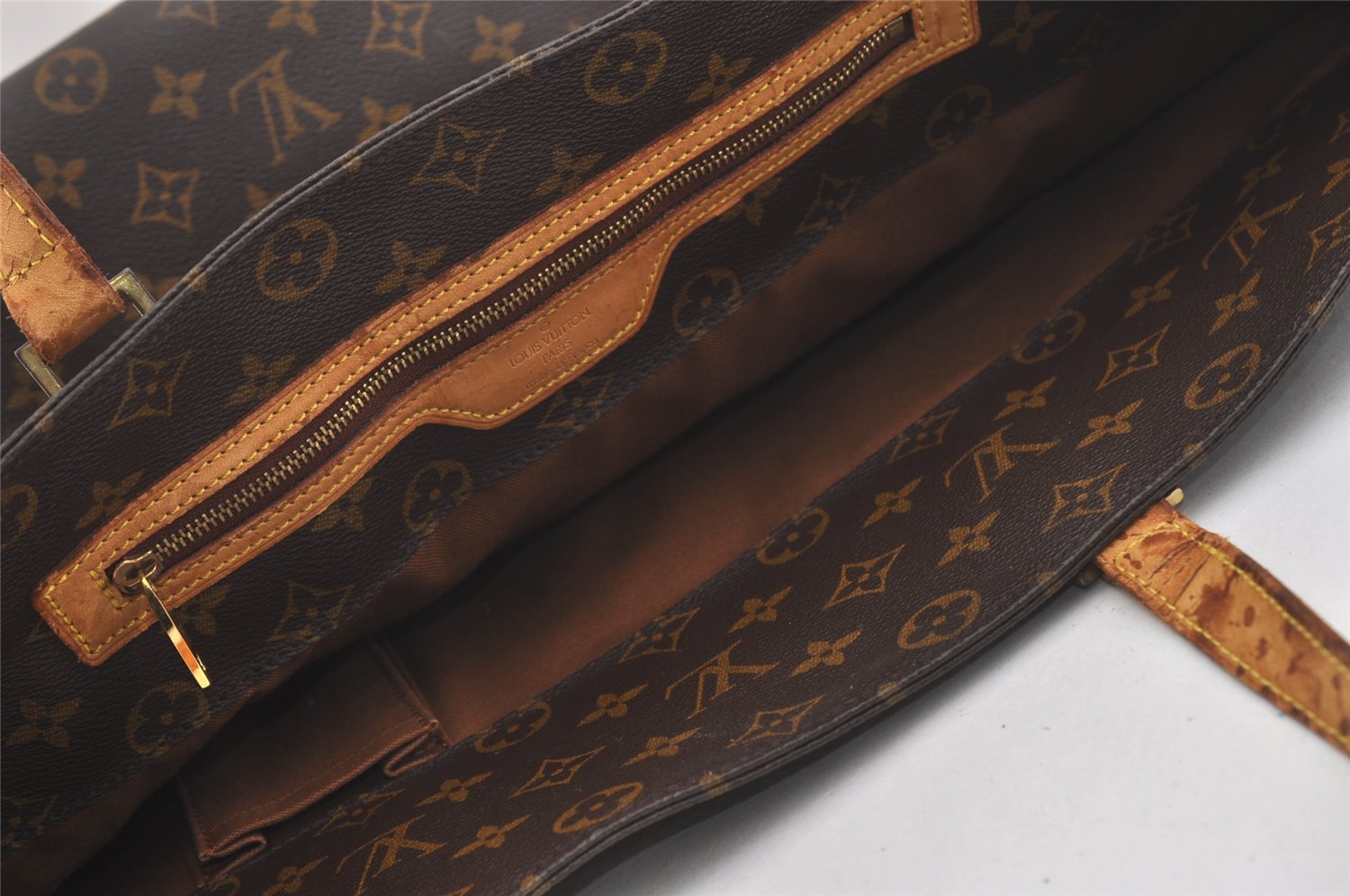 Authentic Louis Vuitton Monogram Cabas Alto Shoulder Tote Bag M51152 LV 4759I