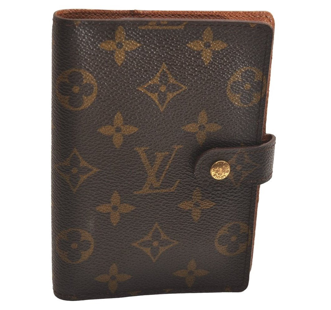 Authentic Louis Vuitton Monogram Agenda PM Notebook Cover R20005 LV 4759J