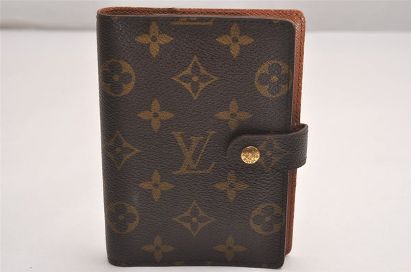 Authentic Louis Vuitton Monogram Agenda PM Notebook Cover R20005 LV 4759J