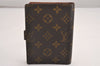 Authentic Louis Vuitton Monogram Agenda PM Notebook Cover R20005 LV 4759J