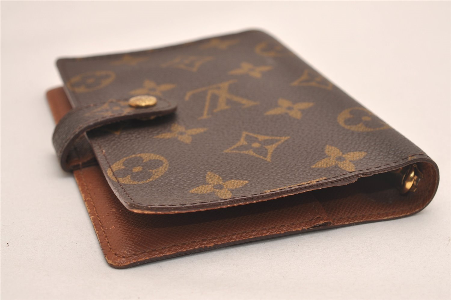 Authentic Louis Vuitton Monogram Agenda PM Notebook Cover R20005 LV 4759J