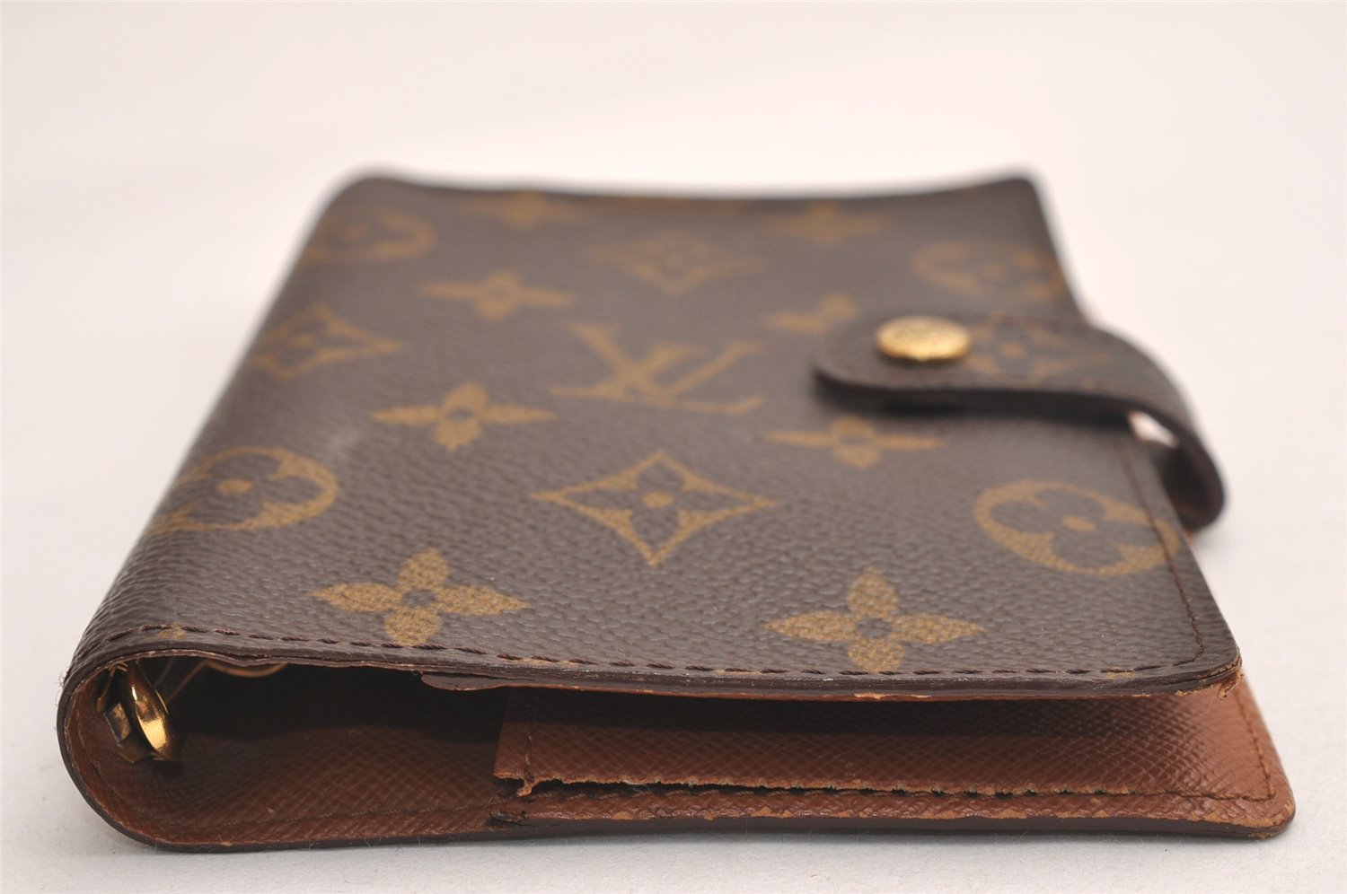 Authentic Louis Vuitton Monogram Agenda PM Notebook Cover R20005 LV 4759J
