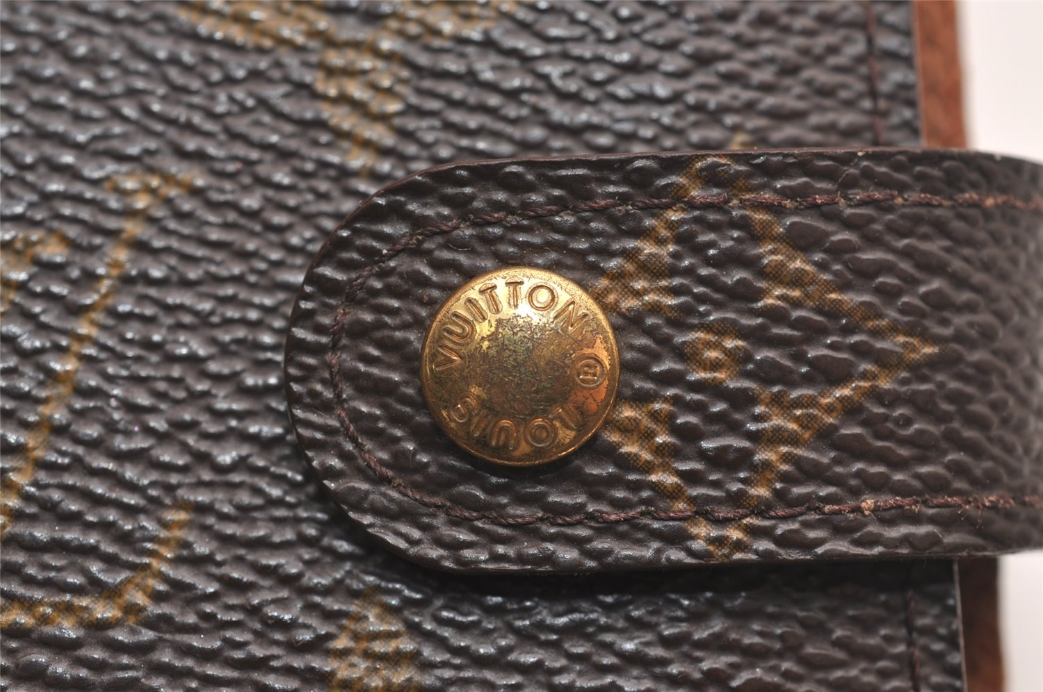 Authentic Louis Vuitton Monogram Agenda PM Notebook Cover R20005 LV 4759J