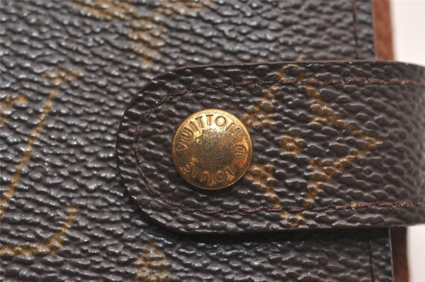 Authentic Louis Vuitton Monogram Agenda PM Notebook Cover R20005 LV 4759J