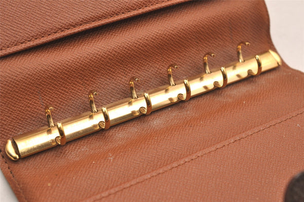 Authentic Louis Vuitton Monogram Agenda PM Notebook Cover R20005 LV 4759J