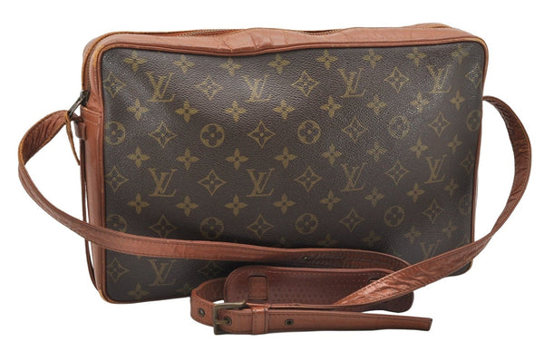 Authentic Louis Vuitton Monogram Sac Bandouliere 35 Shoulder Bag Old Model 4759K
