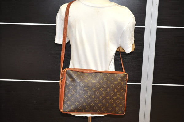 Authentic Louis Vuitton Monogram Sac Bandouliere 35 Shoulder Bag Old Model 4759K