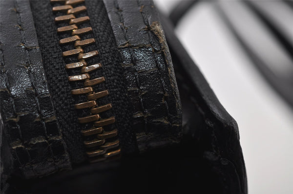 Louis Vuitton Epi Saint Jacques Poignet Long Shoulder Bag Black M52332 LV 4760I