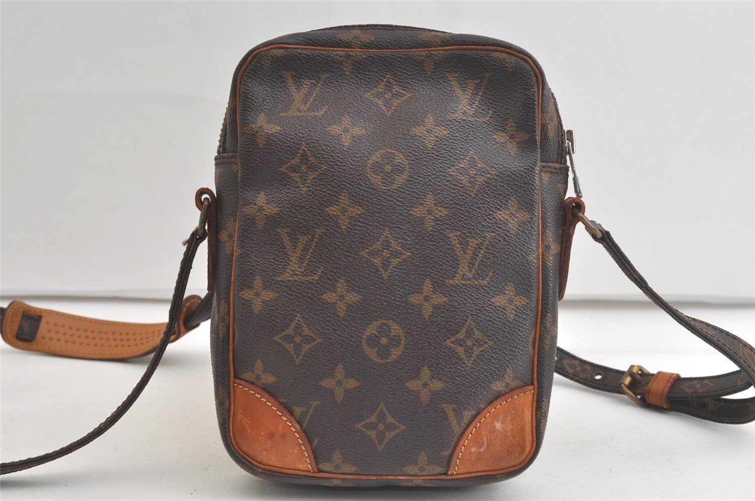 Authentic Louis Vuitton Monogram Danube Shoulder Cross Body Bag M45266 LV 4760K