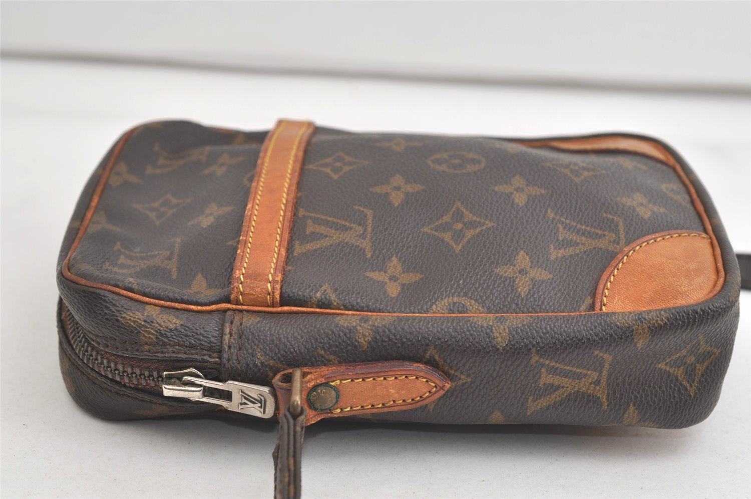 Authentic Louis Vuitton Monogram Danube Shoulder Cross Body Bag M45266 LV 4760K