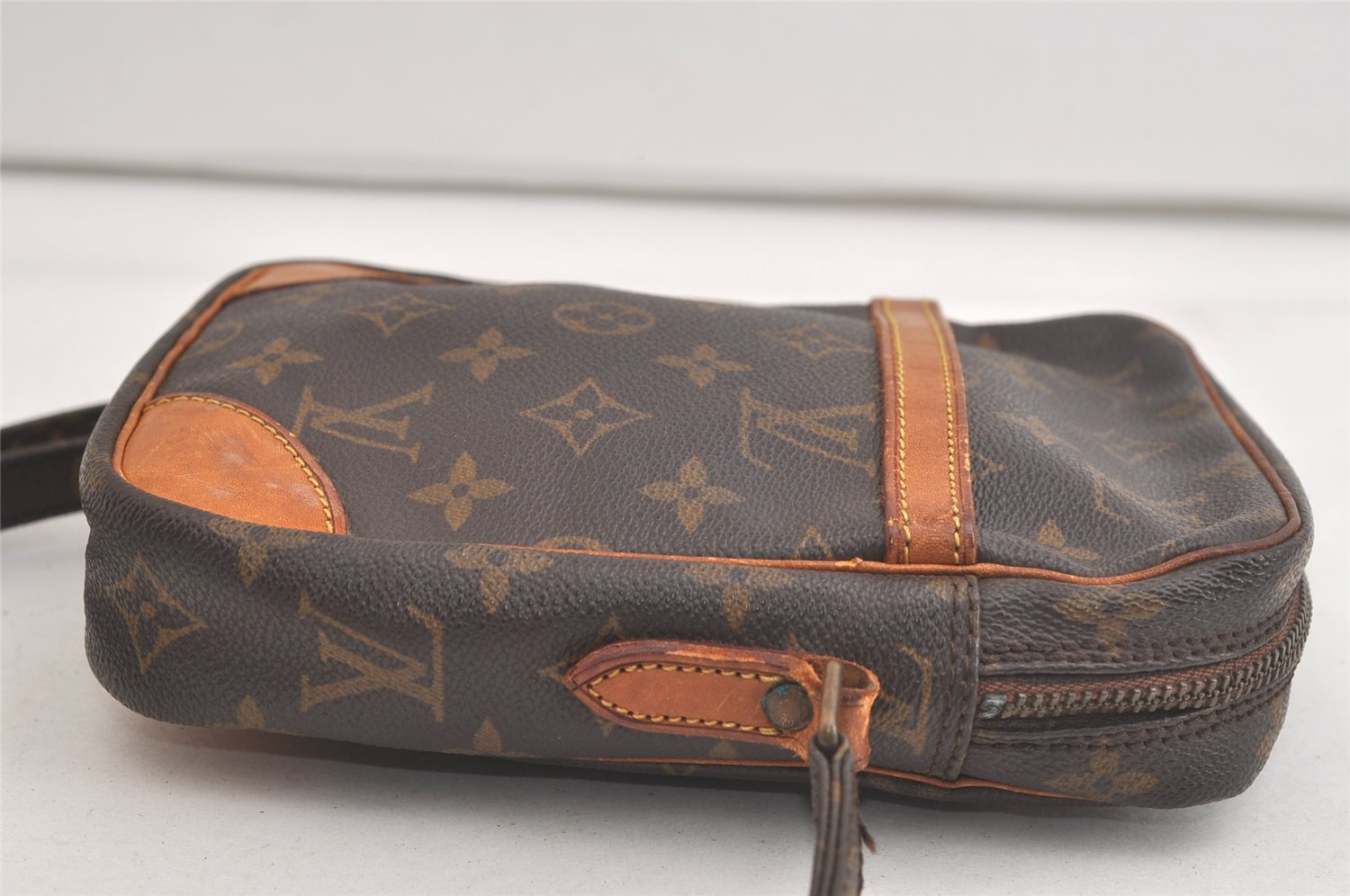 Authentic Louis Vuitton Monogram Danube Shoulder Cross Body Bag M45266 LV 4760K