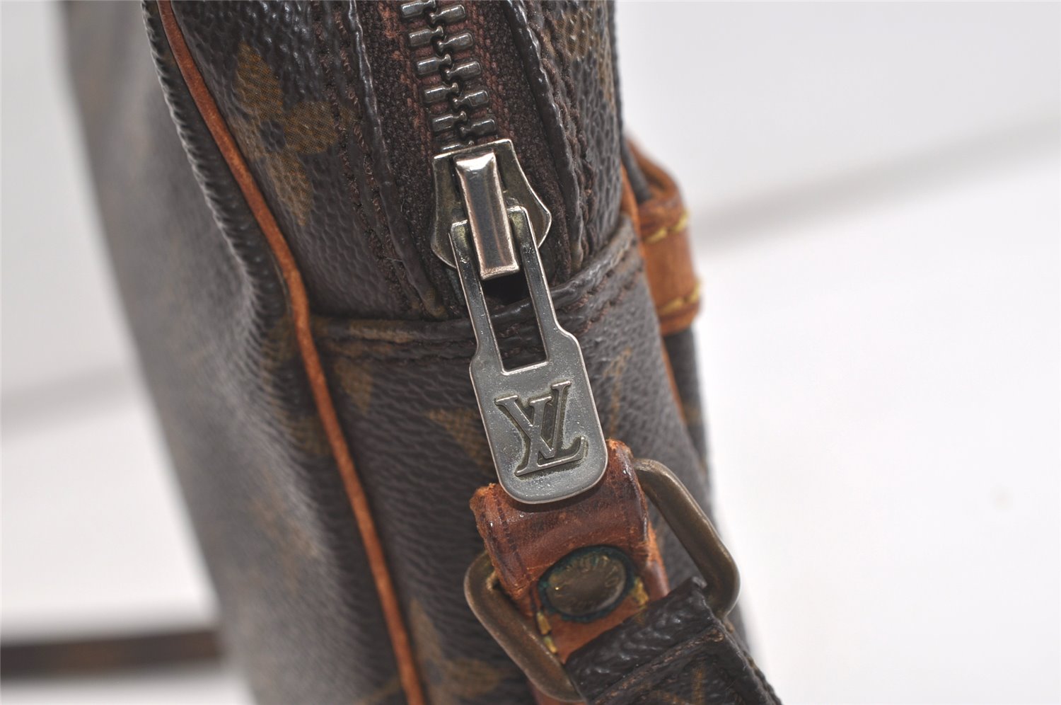 Authentic Louis Vuitton Monogram Danube Shoulder Cross Body Bag M45266 LV 4760K