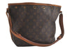 Authentic Louis Vuitton Monogram Petit Noe M42226 Shoulder Drawstring Bag 4761K