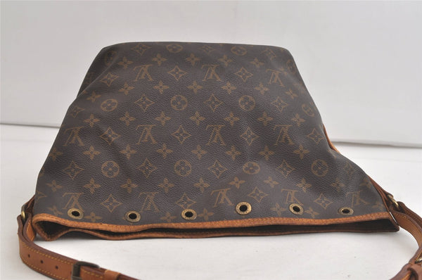 Authentic Louis Vuitton Monogram Petit Noe M42226 Shoulder Drawstring Bag 4761K