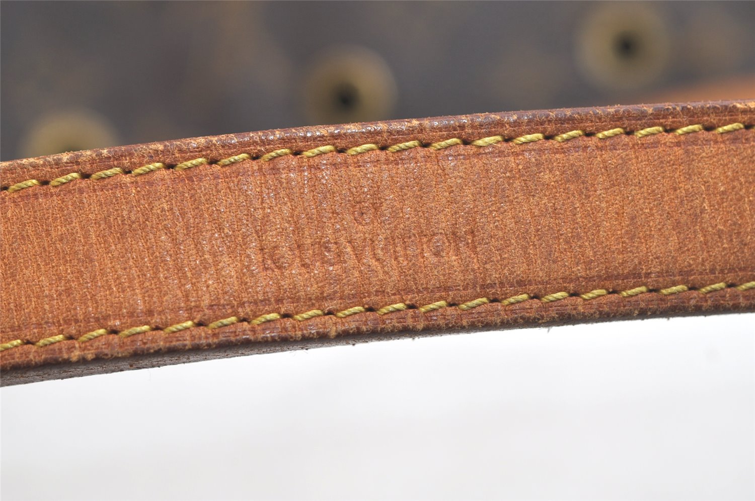 Authentic Louis Vuitton Monogram Petit Noe M42226 Shoulder Drawstring Bag 4761K