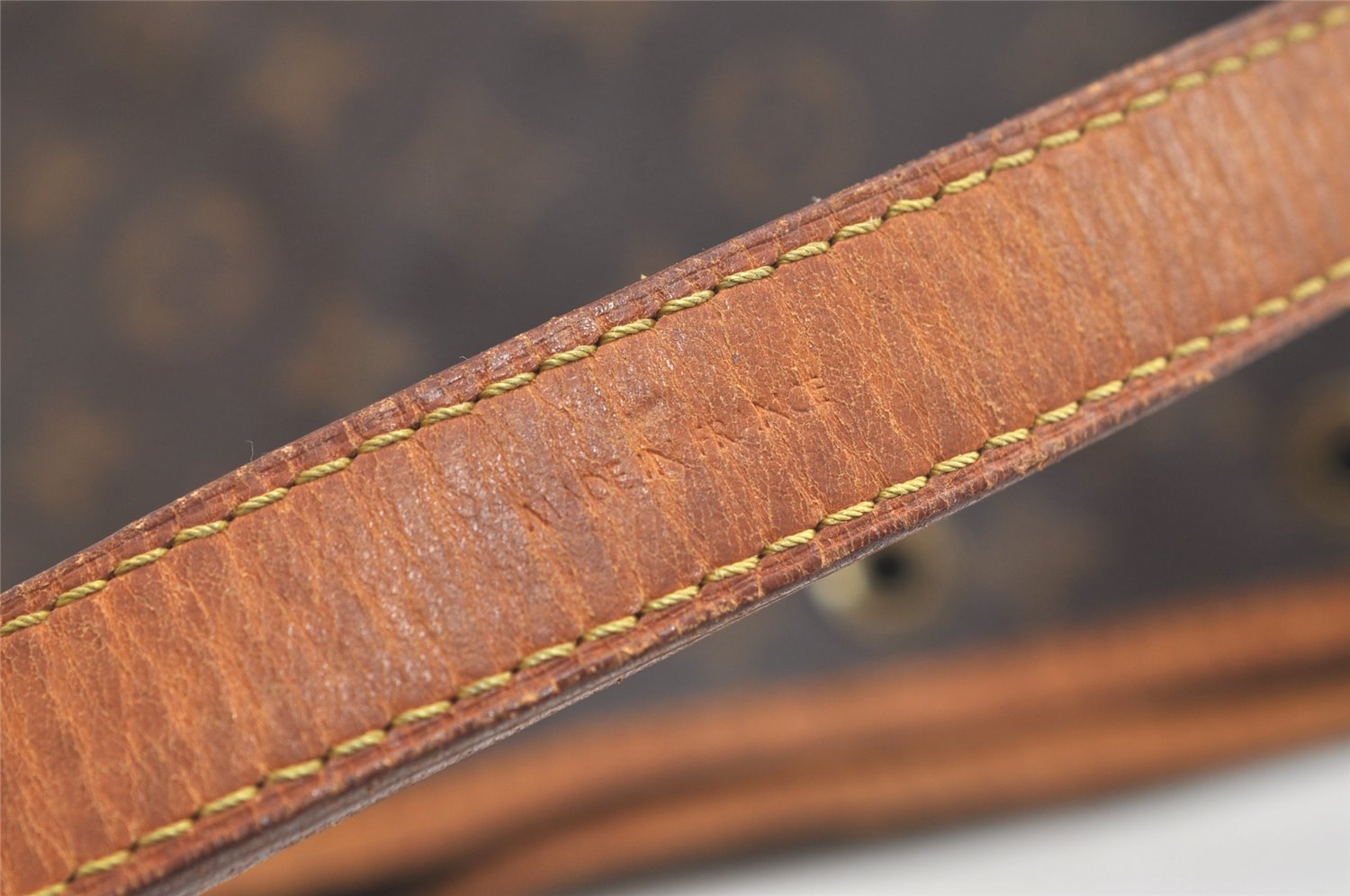 Authentic Louis Vuitton Monogram Petit Noe M42226 Shoulder Drawstring Bag 4761K