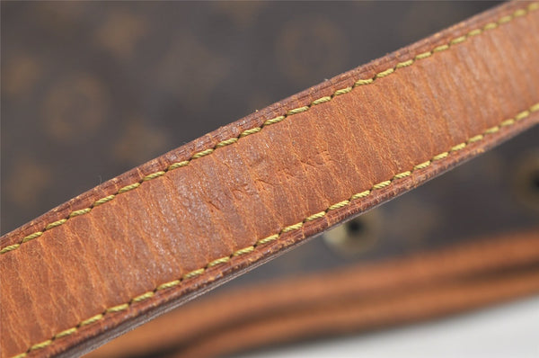 Authentic Louis Vuitton Monogram Petit Noe M42226 Shoulder Drawstring Bag 4761K