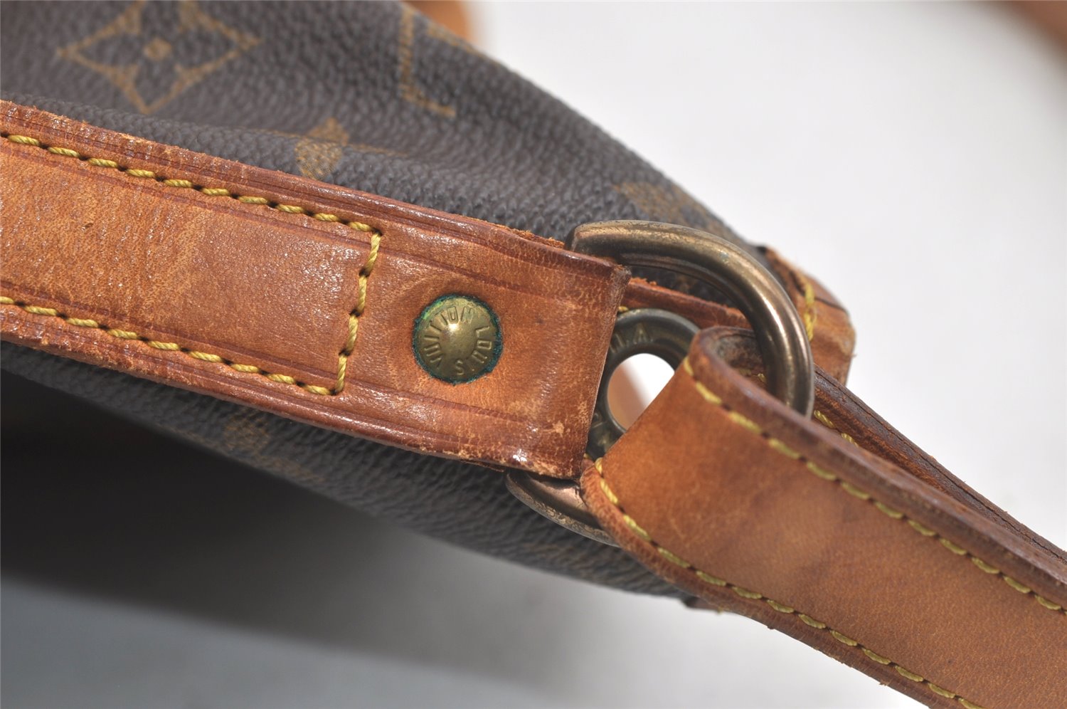 Authentic Louis Vuitton Monogram Petit Noe M42226 Shoulder Drawstring Bag 4761K