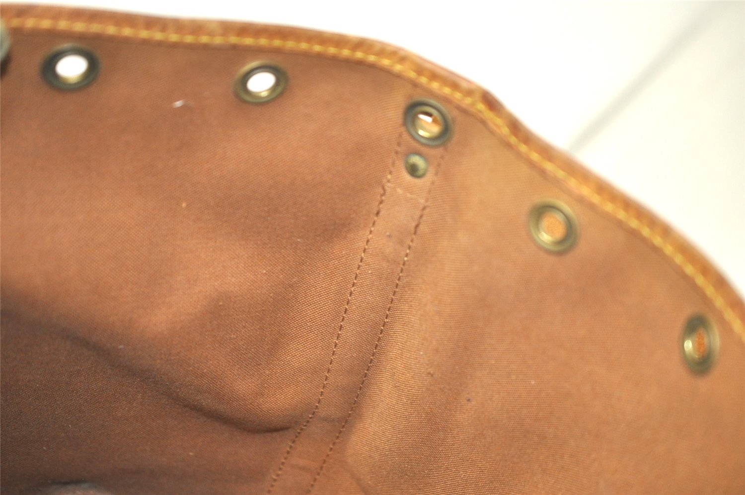 Authentic Louis Vuitton Monogram Petit Noe M42226 Shoulder Drawstring Bag 4761K