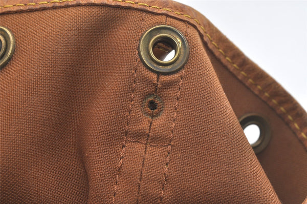 Authentic Louis Vuitton Monogram Petit Noe M42226 Shoulder Drawstring Bag 4761K