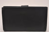 Authentic CHANEL Caviar Skin CC Logo Bifold Long Wallet Purse Black 4762J