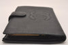 Authentic CHANEL Caviar Skin CC Logo Bifold Long Wallet Purse Black 4762J