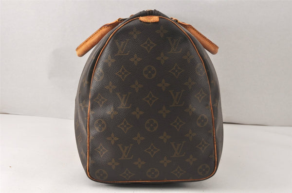 Authentic Louis Vuitton Monogram Keepall 45 Travel Boston Bag M41428 LV 4762K