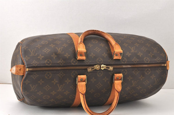 Authentic Louis Vuitton Monogram Keepall 45 Travel Boston Bag M41428 LV 4762K