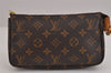 Authentic Louis Vuitton Monogram Pochette Accessoires Pouch M51980 LV 4763J