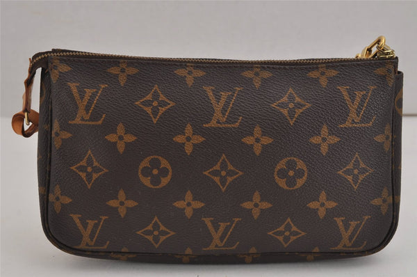 Authentic Louis Vuitton Monogram Pochette Accessoires Pouch M51980 LV 4763J