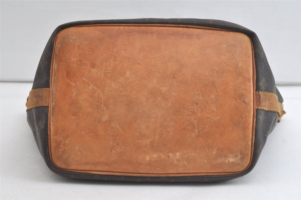 Authentic Louis Vuitton Monogram Petit Noe M42226 Shoulder Drawstring Bag 4763K