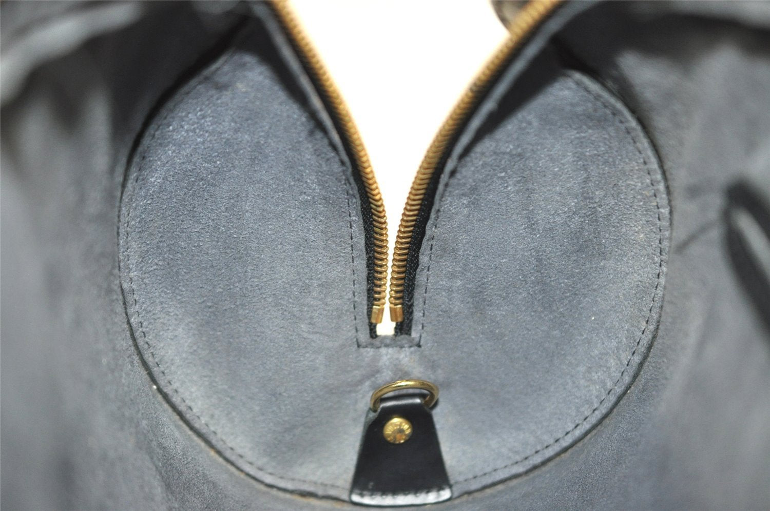 Authentic Louis Vuitton Epi Soufflot Black Hand Bag M52222 LV 4764I