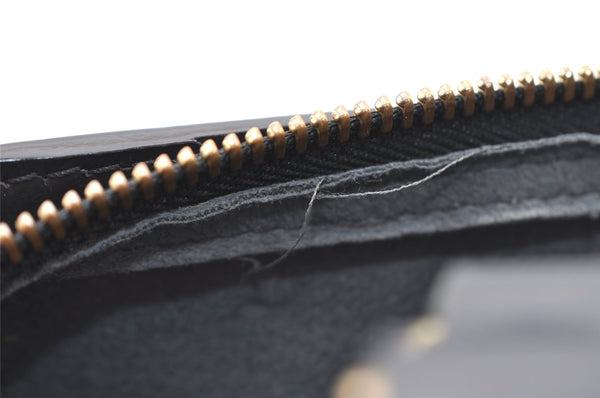 Authentic Louis Vuitton Epi Soufflot Black Hand Bag M52222 LV 4764I