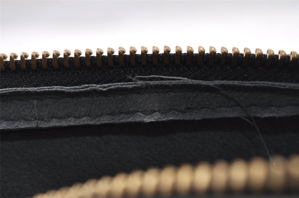 Authentic Louis Vuitton Epi Soufflot Black Hand Bag M52222 LV 4764I