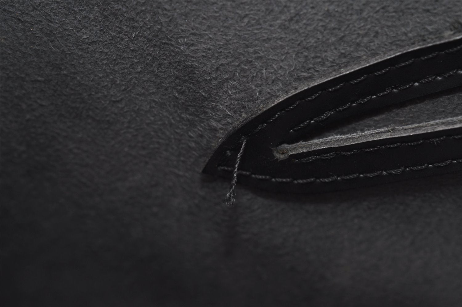 Authentic Louis Vuitton Epi Soufflot Black Hand Bag M52222 LV 4764I