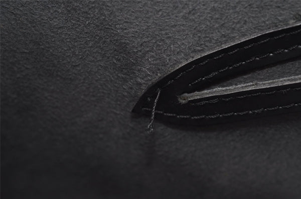 Authentic Louis Vuitton Epi Soufflot Black Hand Bag M52222 LV 4764I