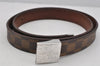 Authentic Louis Vuitton Damier Ceinture Carre Belt 100cm 39.4" M6803 LV 4764J