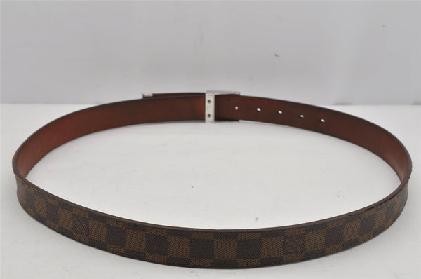 Authentic Louis Vuitton Damier Ceinture Carre Belt 100cm 39.4" M6803 LV 4764J