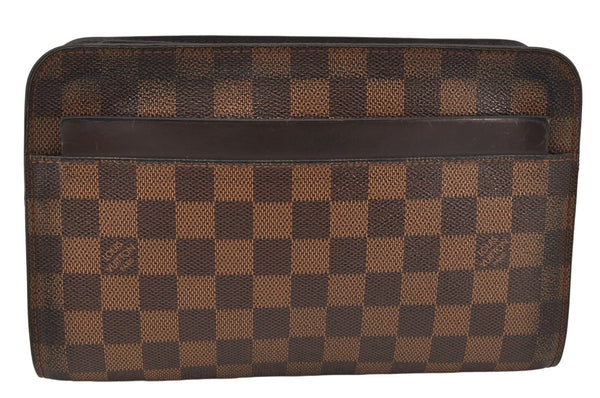 Authentic Louis Vuitton Damier Saint Louis Clutch Hand Bag Purse N51993 LV 4764K