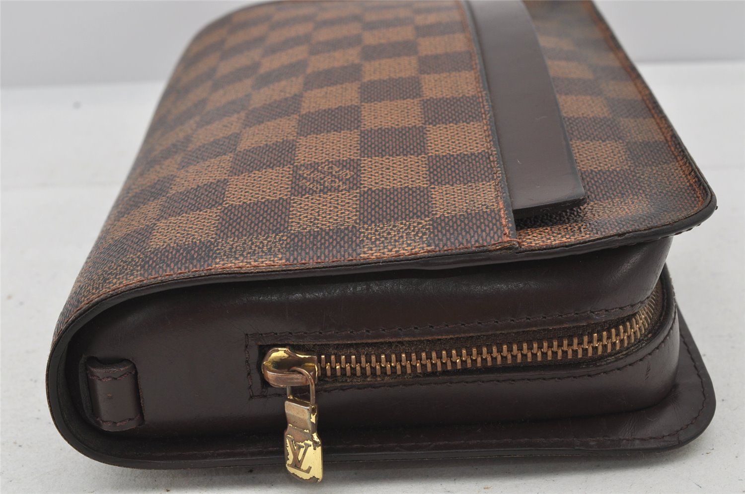 Authentic Louis Vuitton Damier Saint Louis Clutch Hand Bag Purse N51993 LV 4764K